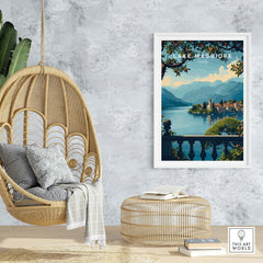 Lake Maggiore Travel Poster part of our best collection or travel posters and prints - ThisArtWorld