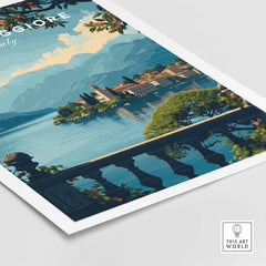 Lake Maggiore Travel Poster part of our best collection or travel posters and prints - ThisArtWorld