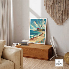 Lake Michigan Art Print-This Art World