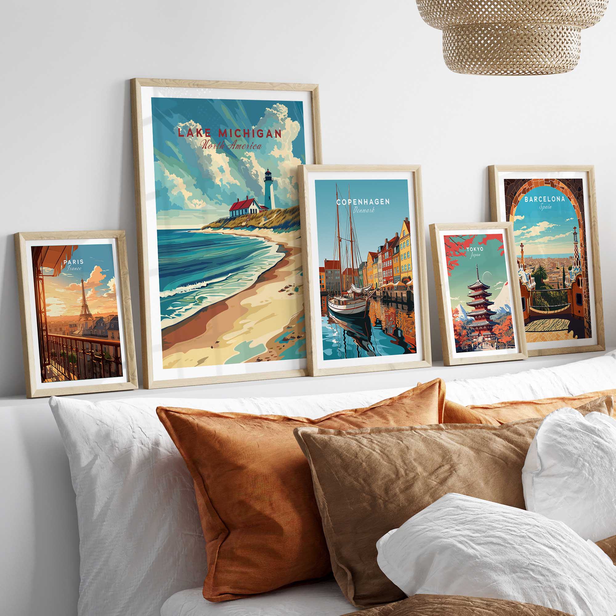 Lake Michigan Art Print-This Art World