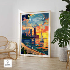 Lake Michigan Poster-This Art World