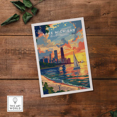Lake Michigan Poster-This Art World