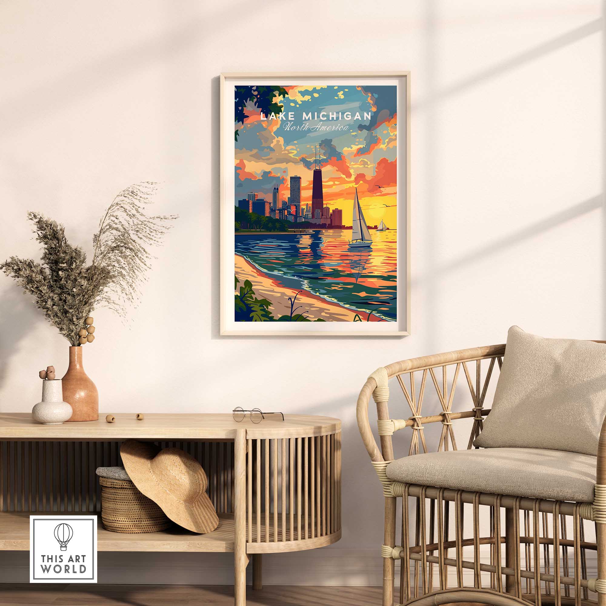 Lake Michigan Poster-This Art World