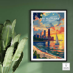 Lake Michigan Poster-This Art World