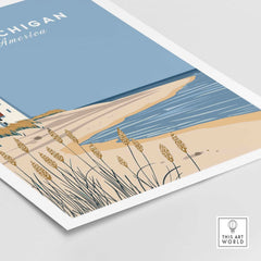 Lake Michigan Poster Great Lakes-This Art World