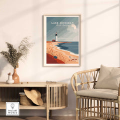 Lake Michigan Print-This Art World