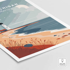 Lake Michigan Print-This Art World