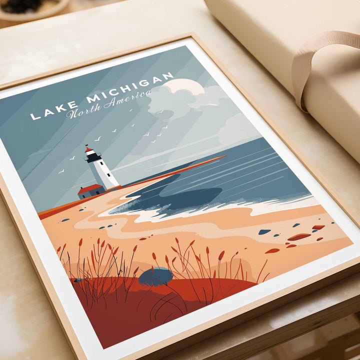 Lake Michigan Print-This Art World