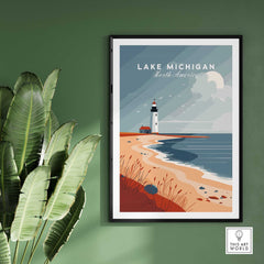 Lake Michigan Print-This Art World