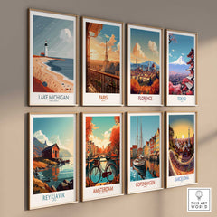 Lake Michigan Travel Print-This Art World