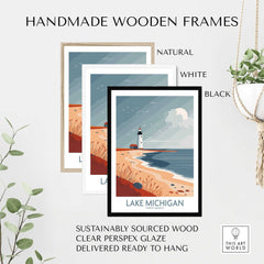 Lake Michigan Travel Print-This Art World