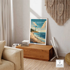 Lake Michigan Wall Art-This Art World