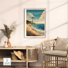Lake Michigan Wall Art-This Art World