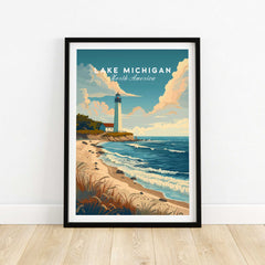 Lake Michigan Wall Art-This Art World