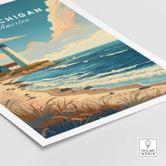Lake Michigan Wall Art-This Art World