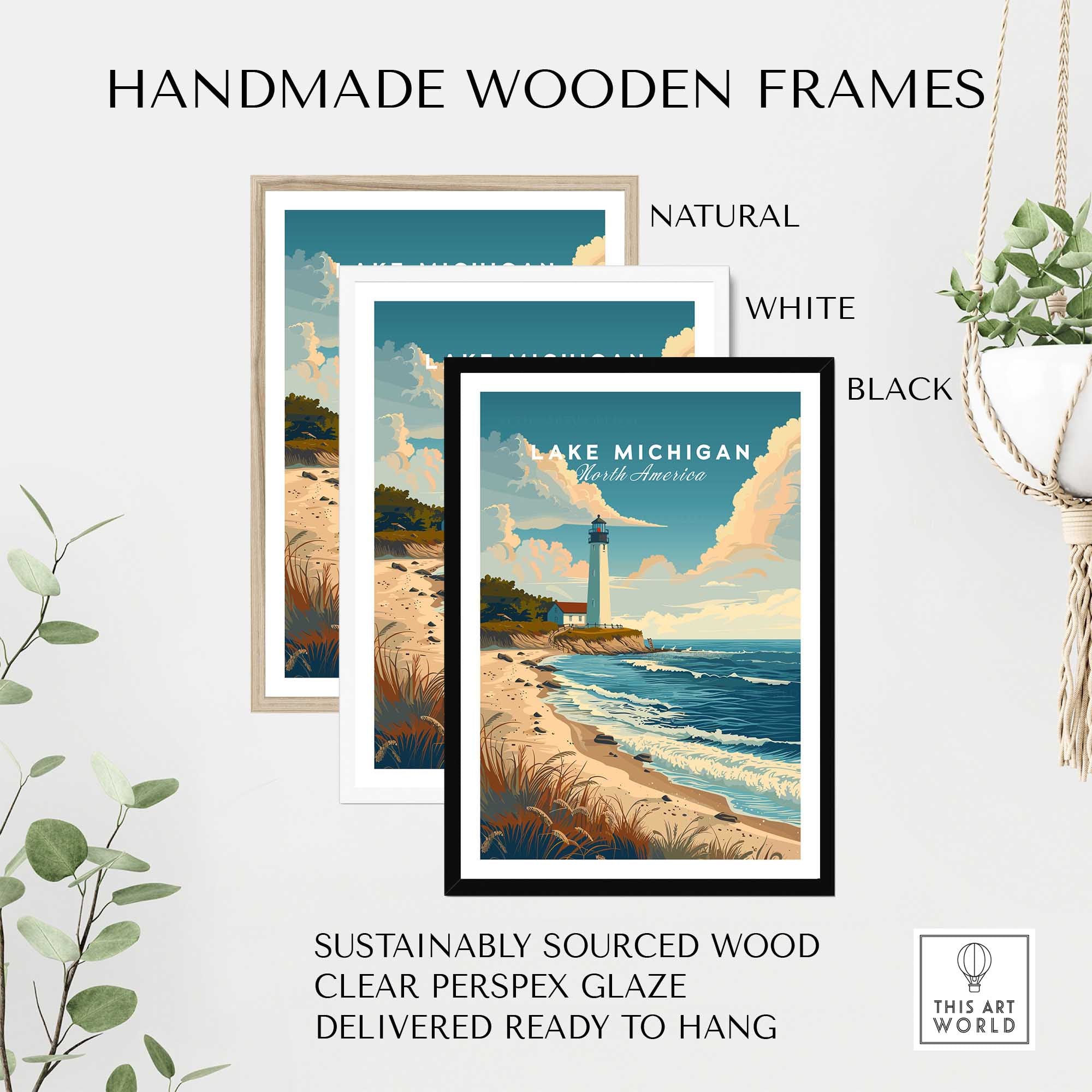 Lake Michigan Wall Art-This Art World