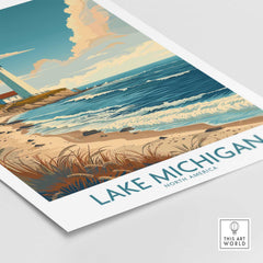 Lake Michigan Wall Art Print-This Art World