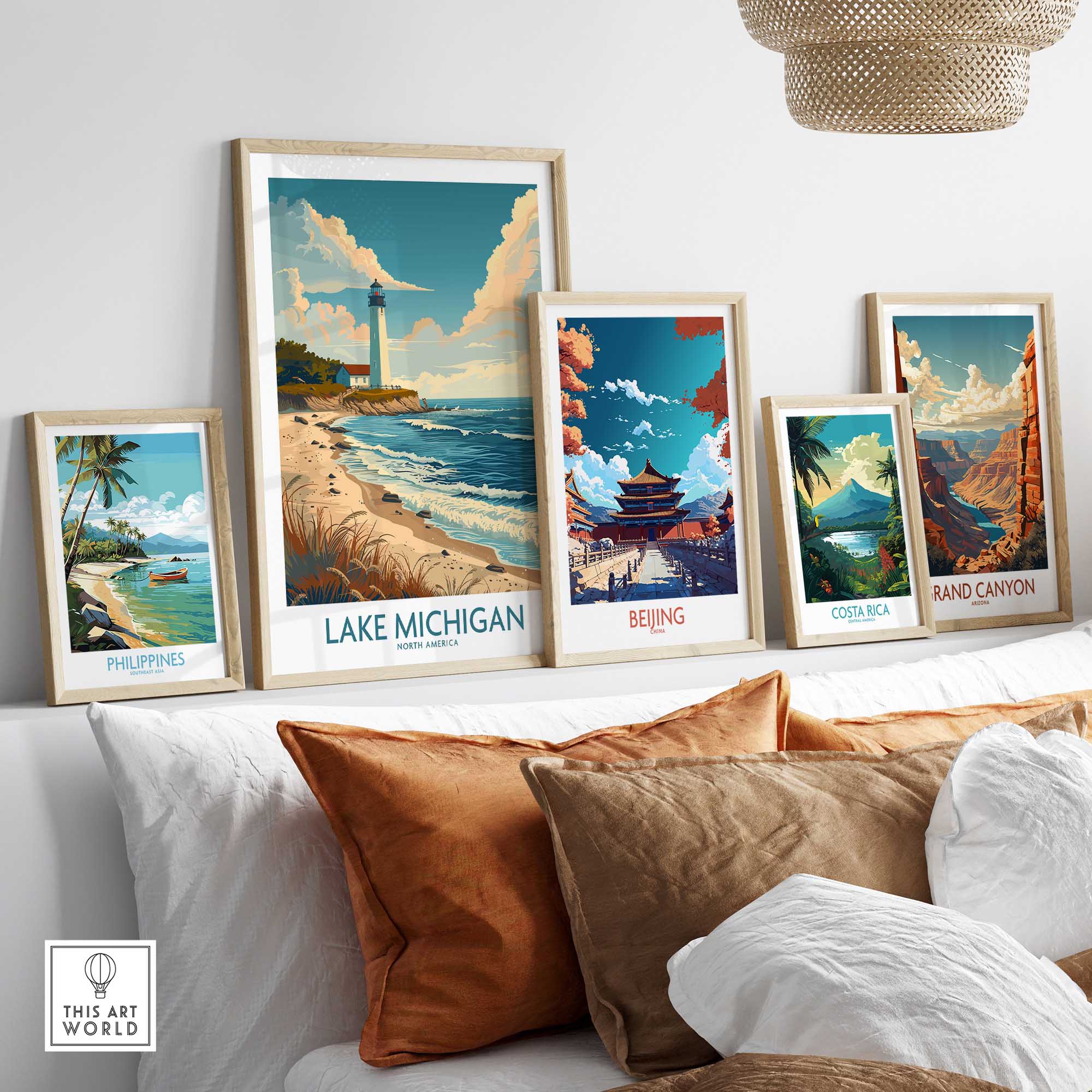 Lake Michigan Wall Art Print-This Art World