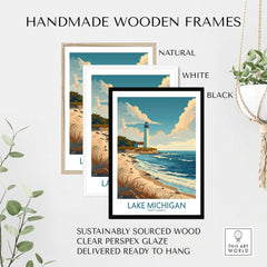 Lake Michigan Wall Art Print-This Art World