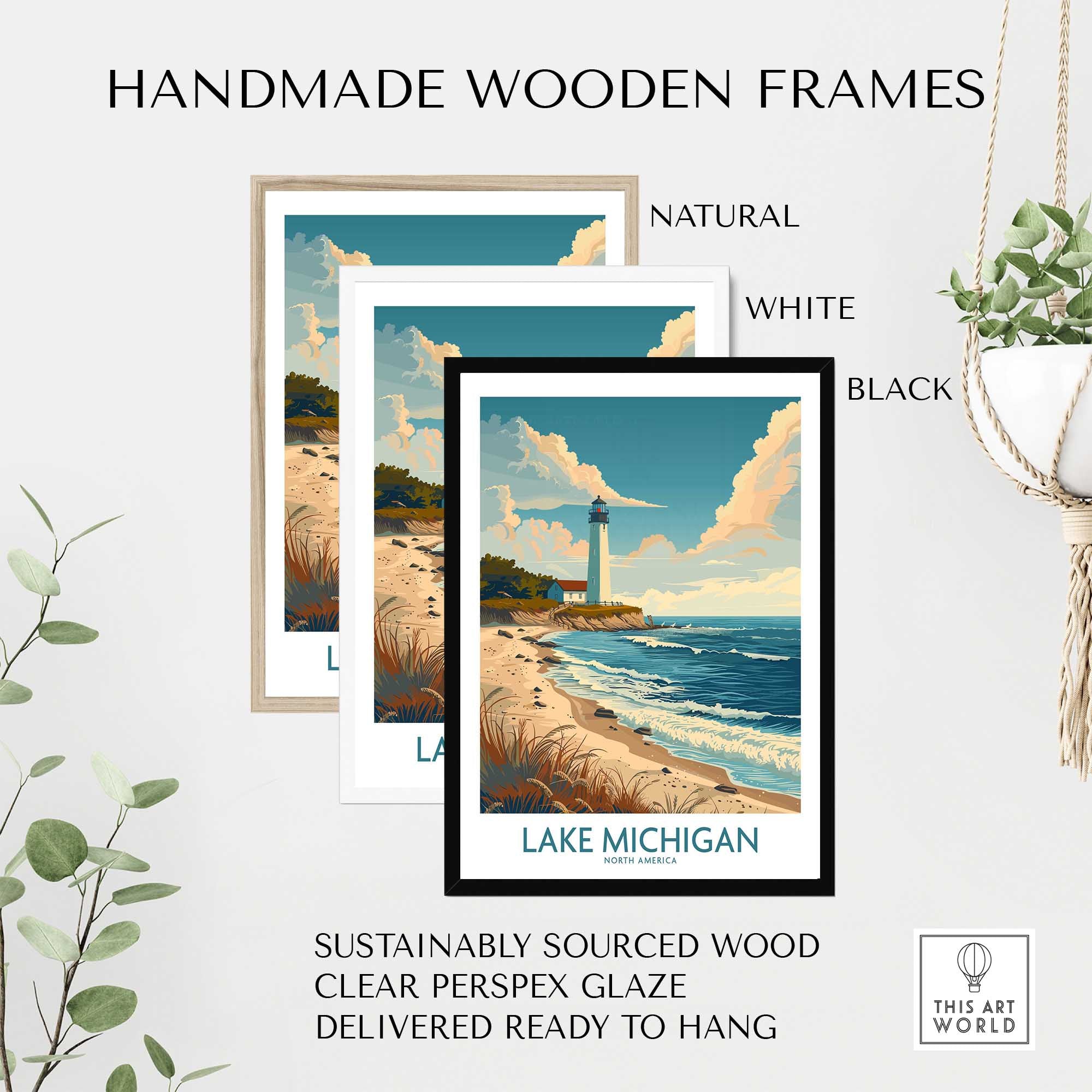 Lake Michigan Wall Art Print-This Art World