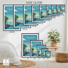 Lake Ontario Art Print-This Art World