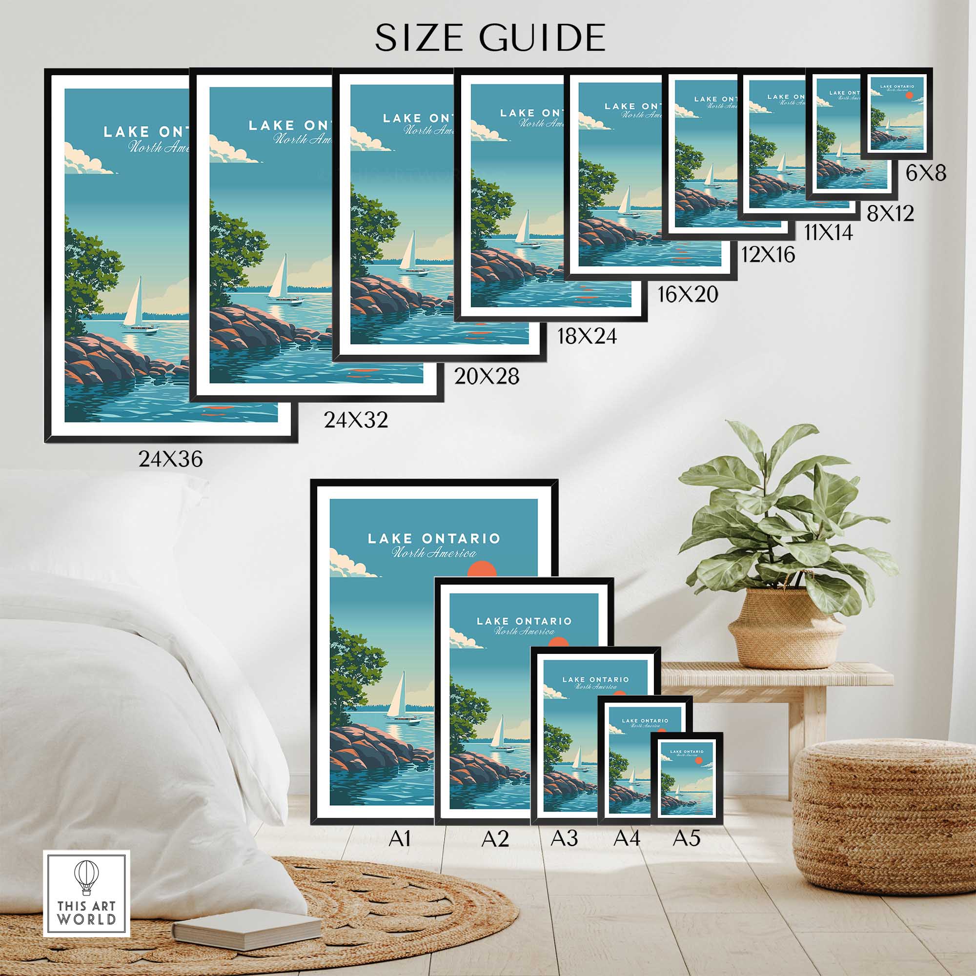 Lake Ontario Art Print-This Art World