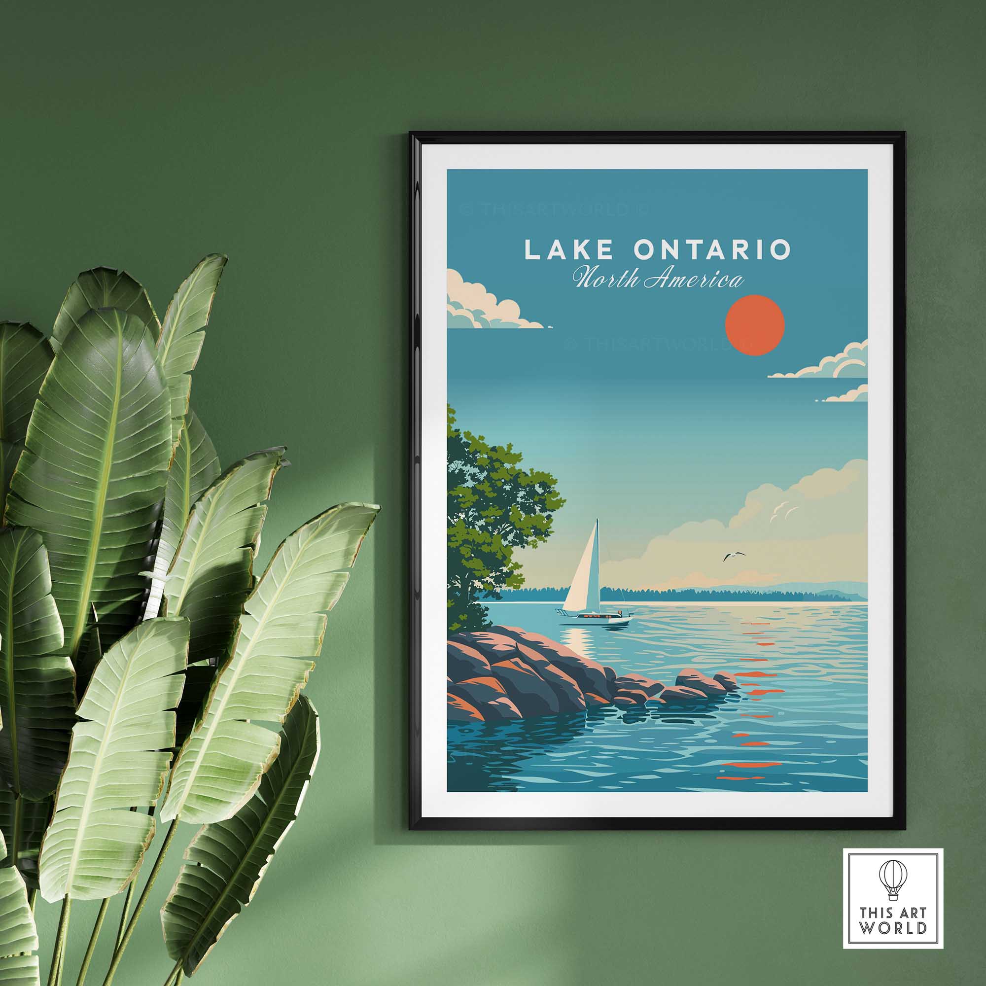 Lake Ontario Art Print-This Art World