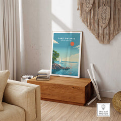 Lake Ontario Art Print-This Art World