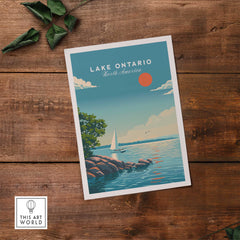 Lake Ontario Art Print-This Art World