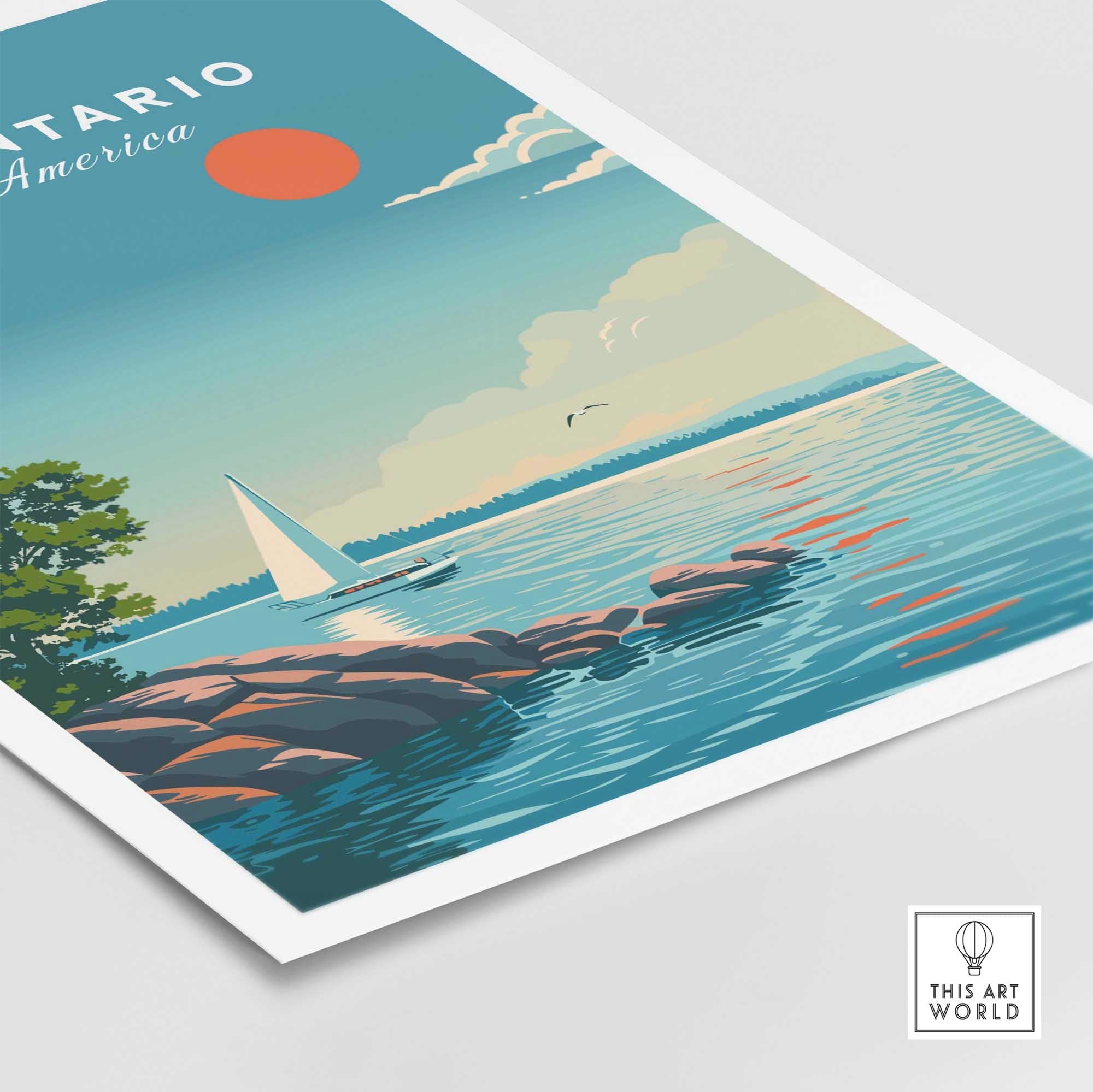 Lake Ontario Art Print-This Art World