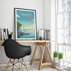 Lake Ontario Art Print-This Art World