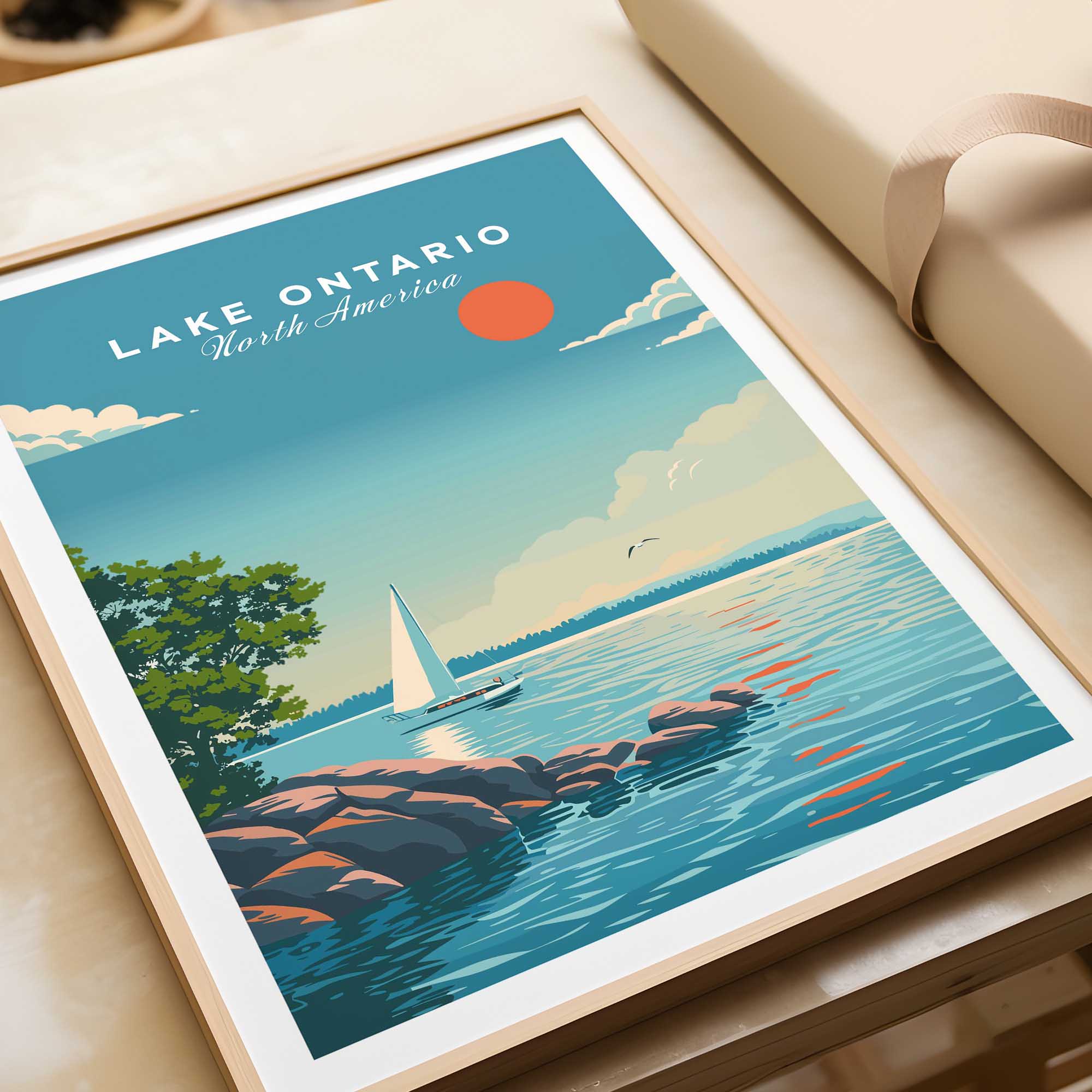 Lake Ontario Art Print-This Art World