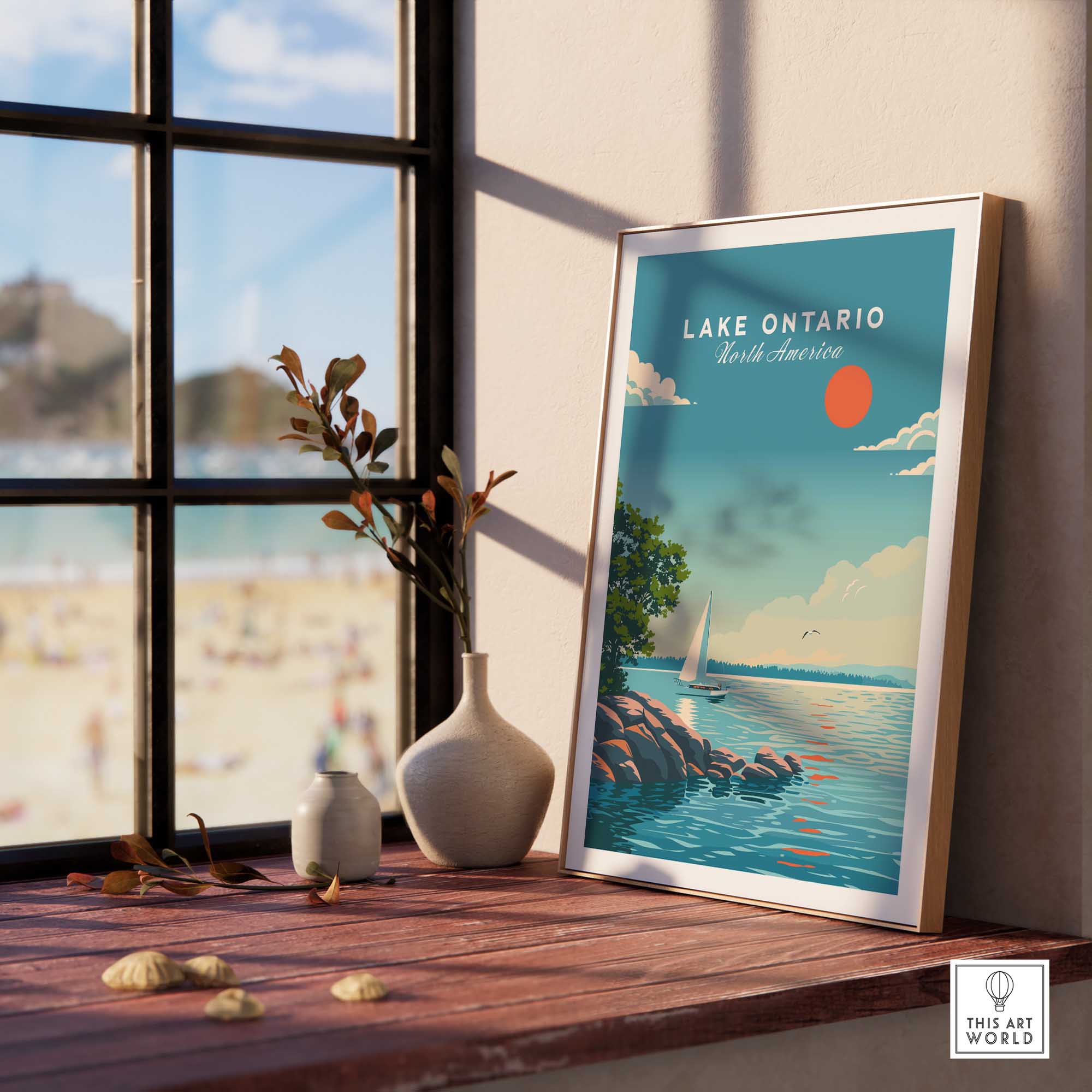 Lake Ontario Art Print-This Art World