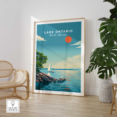 Lake Ontario Art Print-This Art World