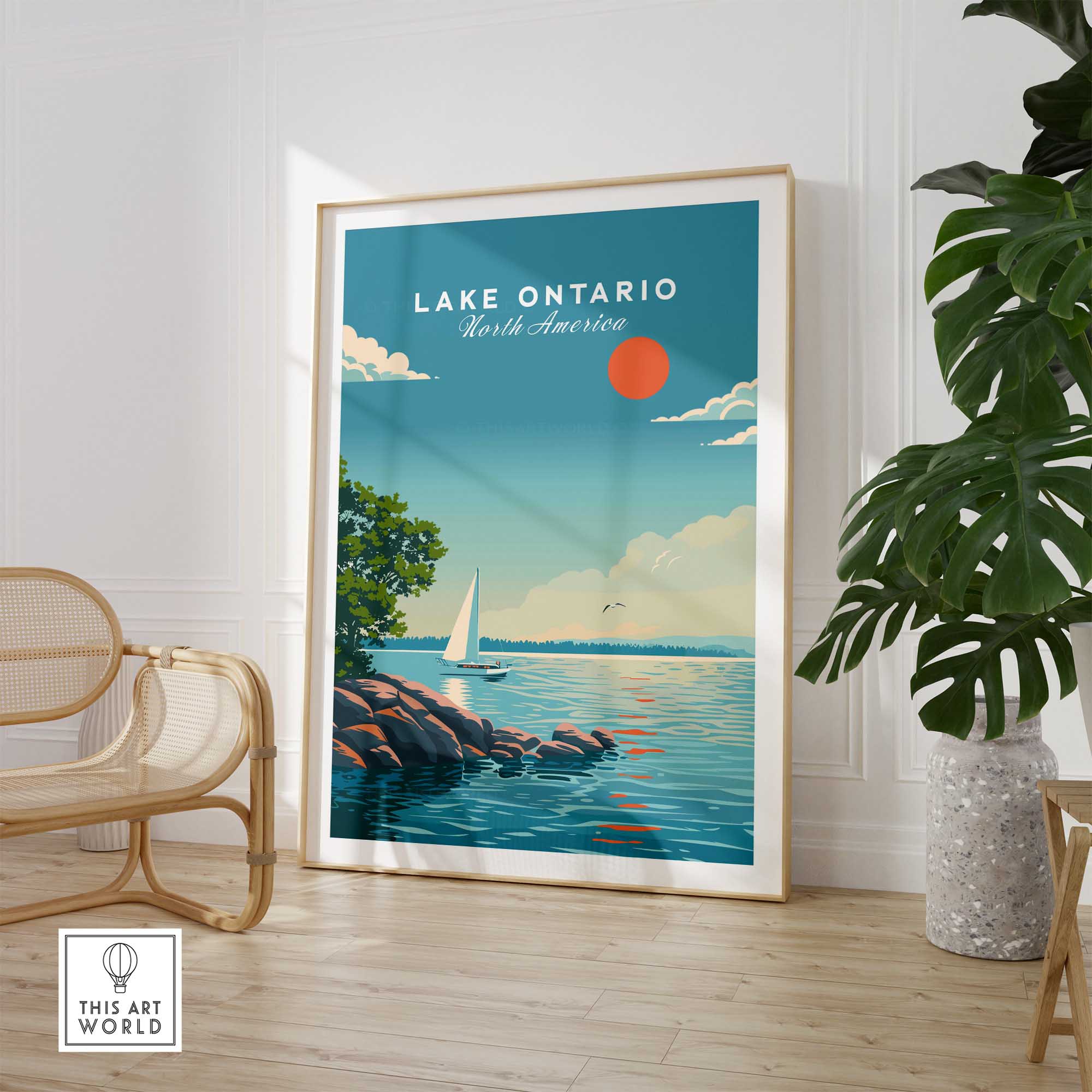 Lake Ontario Art Print-This Art World