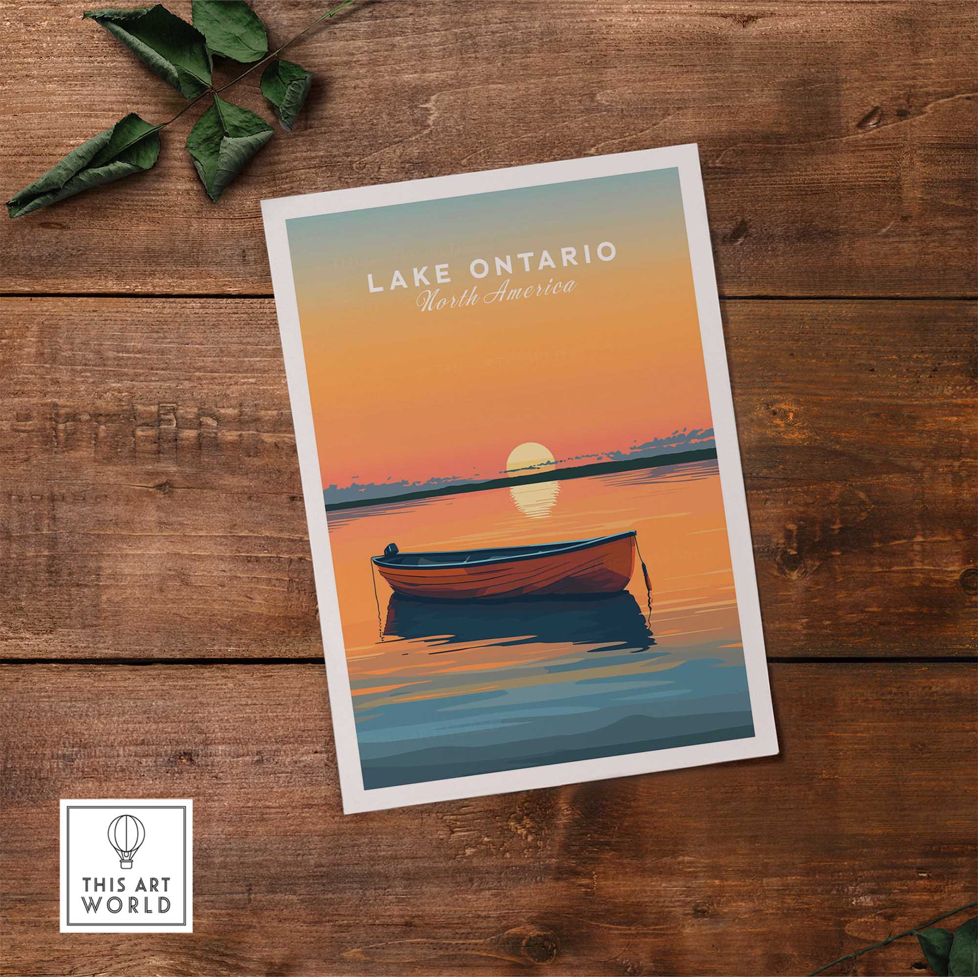 Lake Ontario Poster-This Art World