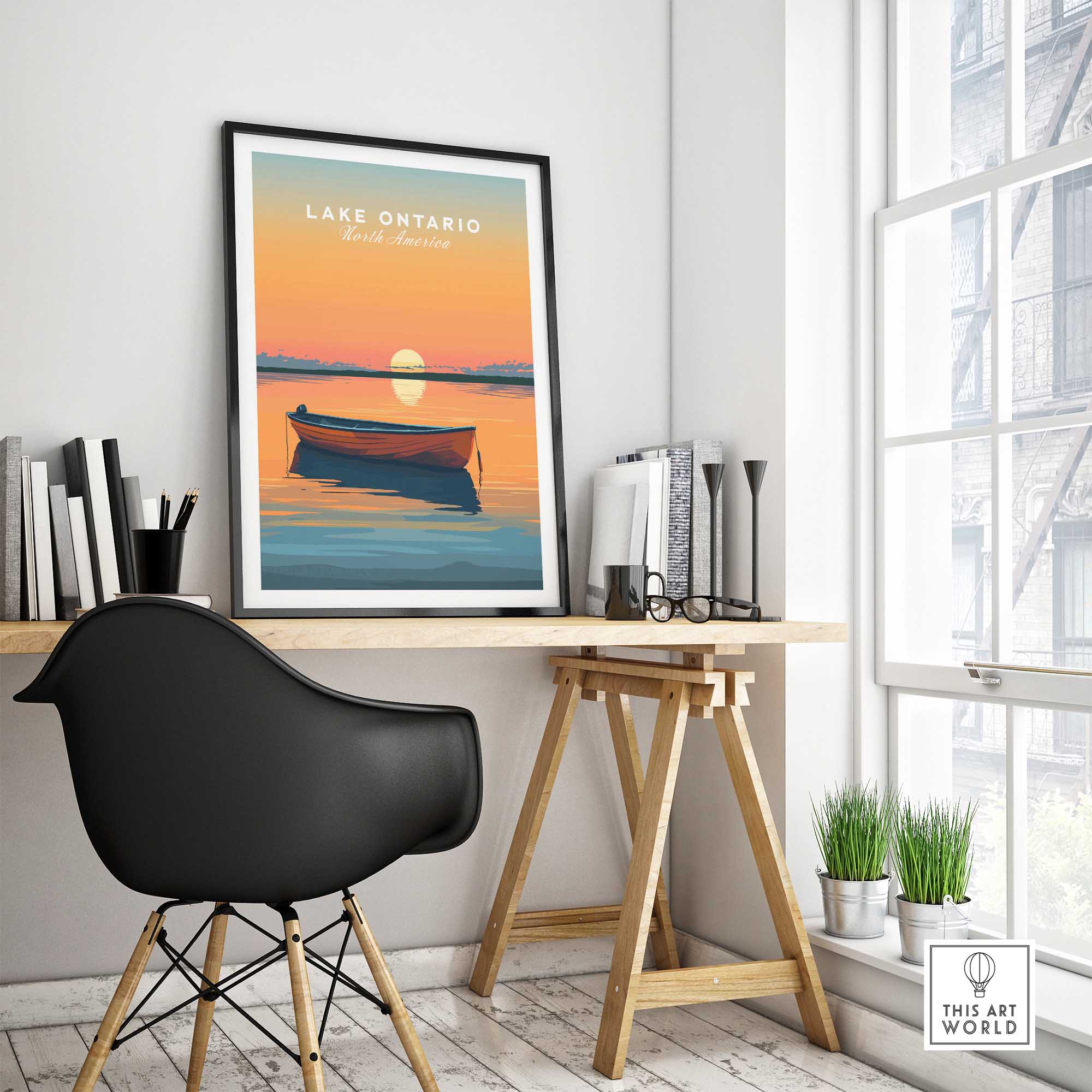 Lake Ontario Poster-This Art World