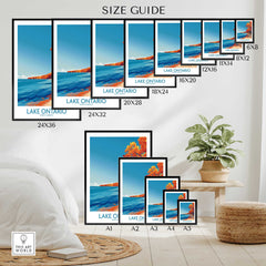 Lake Ontario Poster - Great Lakes-This Art World