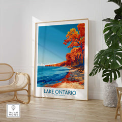 Lake Ontario Poster - Great Lakes-This Art World