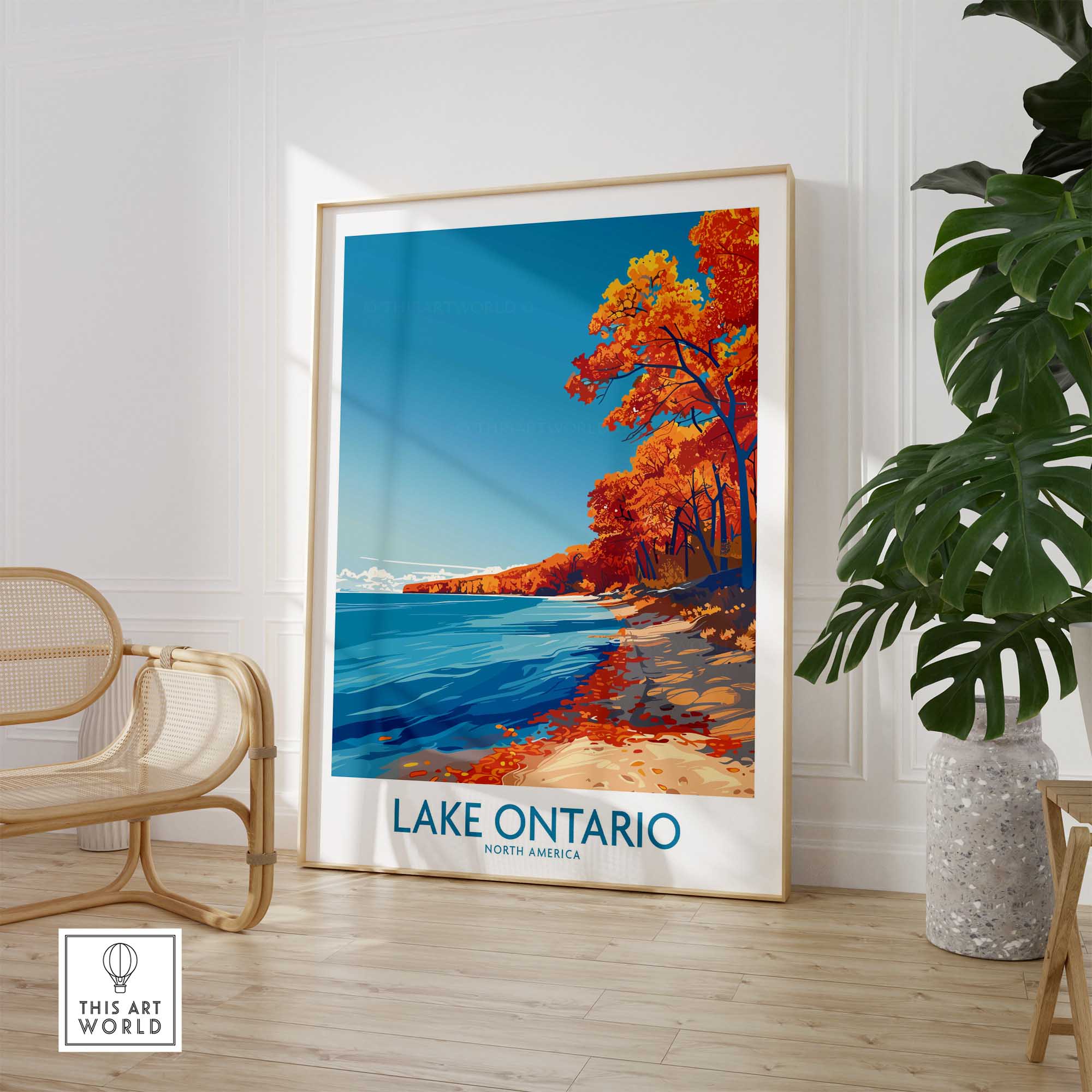 Lake Ontario Poster - Great Lakes-This Art World