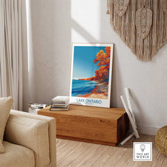 Lake Ontario Poster - Great Lakes-This Art World