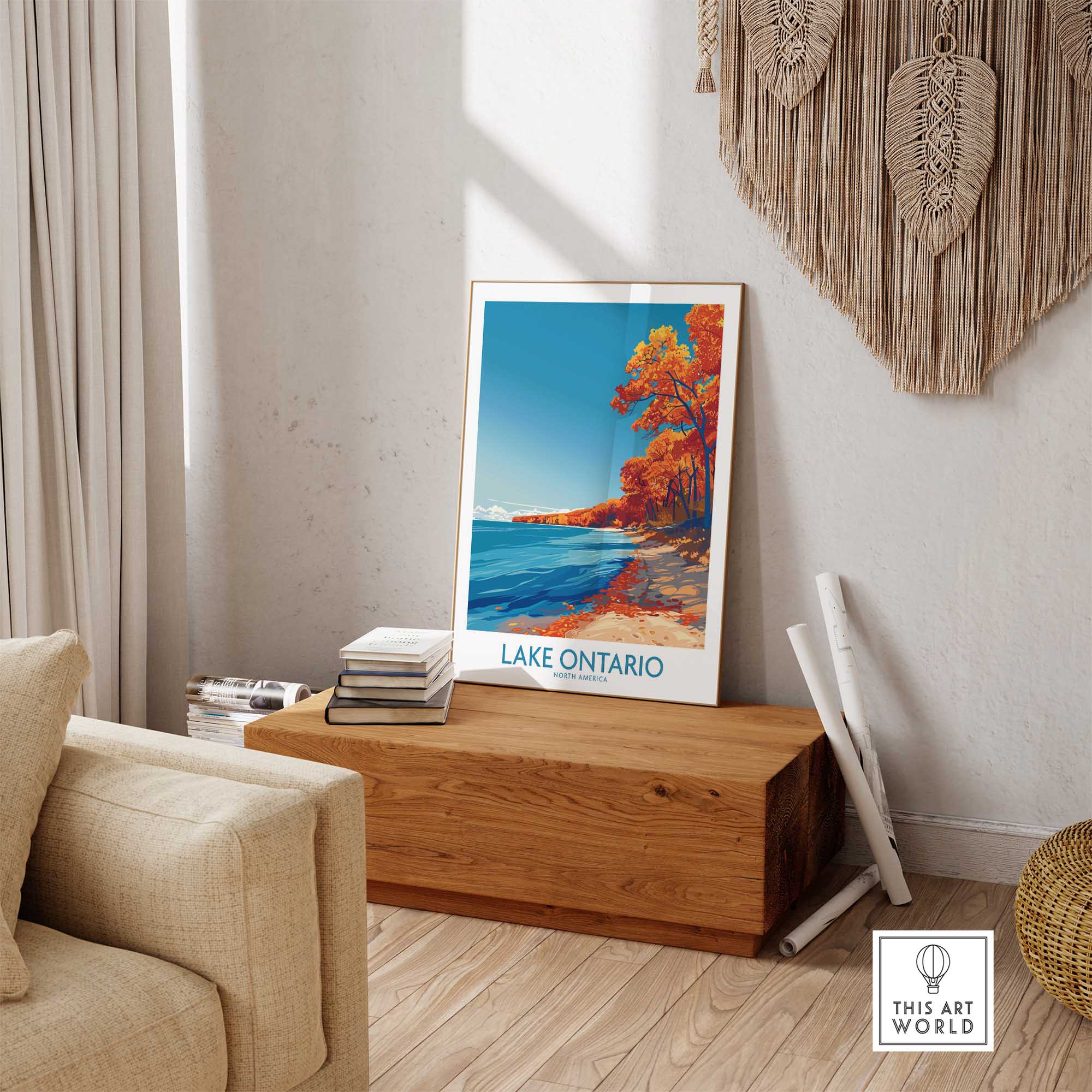 Lake Ontario Poster - Great Lakes-This Art World