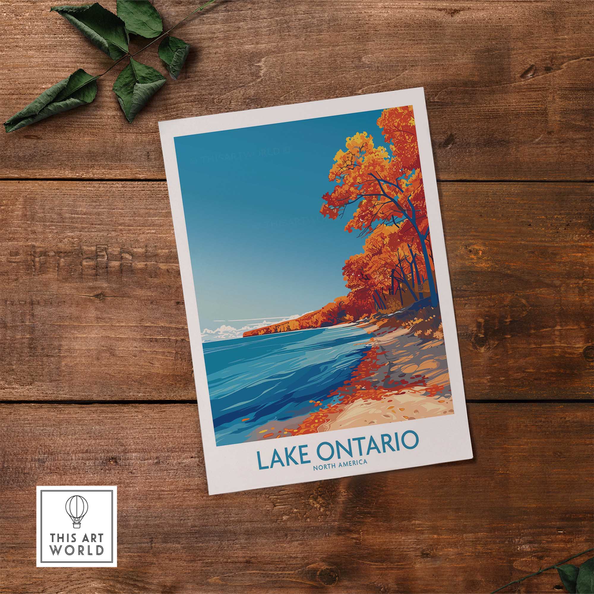 Lake Ontario Poster - Great Lakes-This Art World