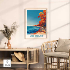 Lake Ontario Poster - Great Lakes-This Art World