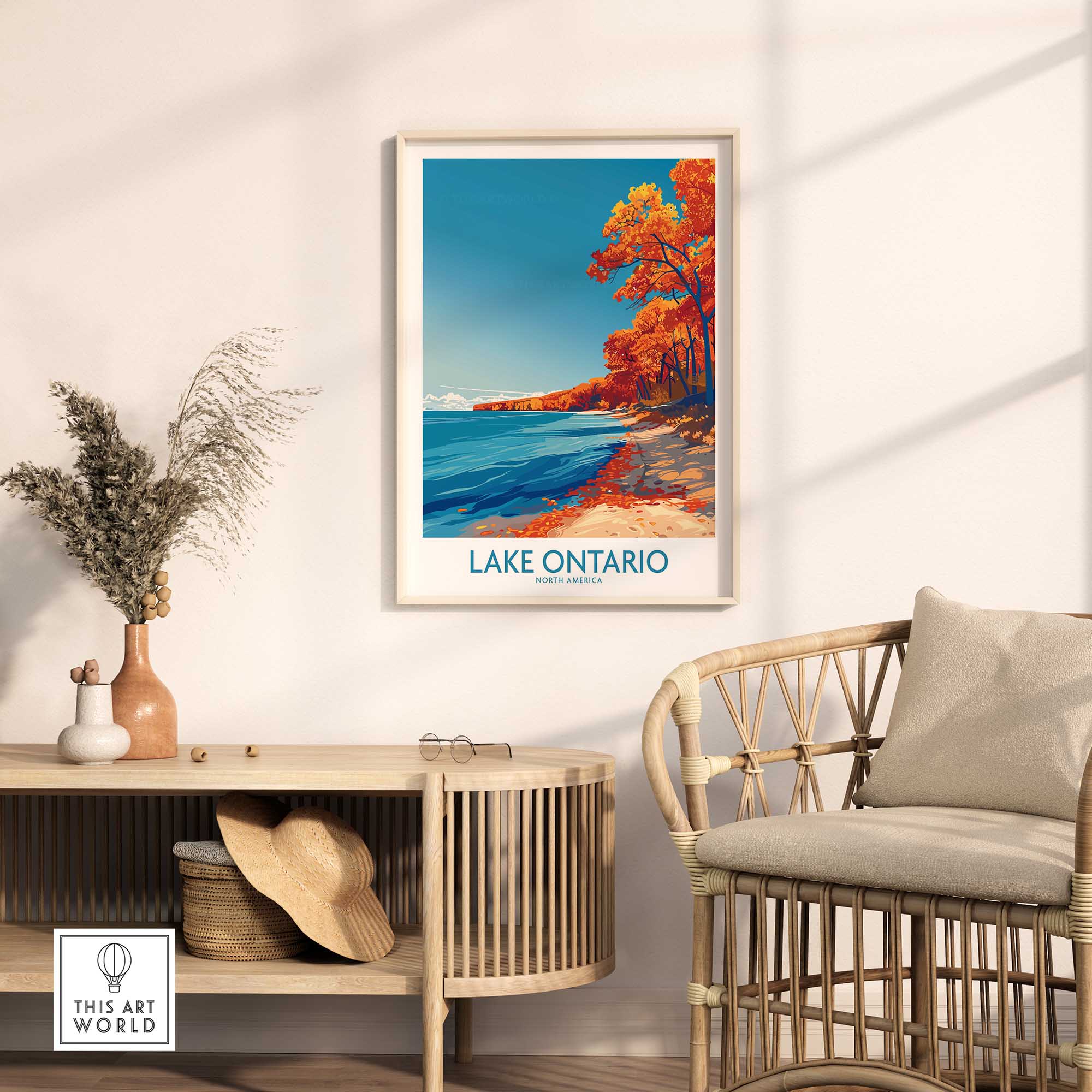 Lake Ontario Poster - Great Lakes-This Art World