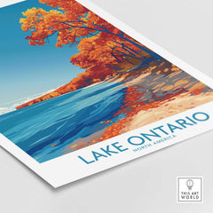 Lake Ontario Poster - Great Lakes-This Art World