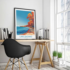 Lake Ontario Poster - Great Lakes-This Art World