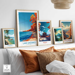 Lake Ontario Poster - Great Lakes-This Art World