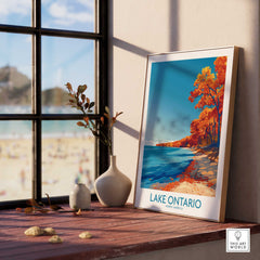 Lake Ontario Poster - Great Lakes-This Art World