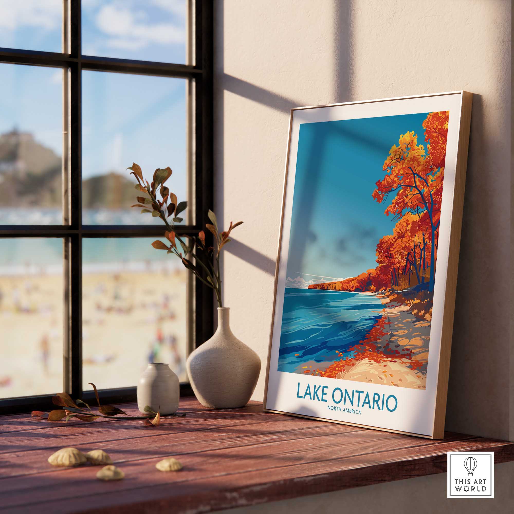 Lake Ontario Poster - Great Lakes-This Art World